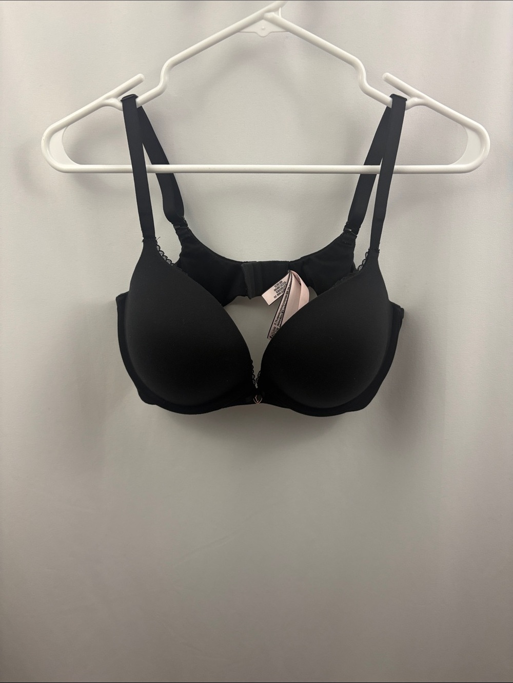 Victorias Secret Push Up Bra 36D Body By Victoria Black Underwire